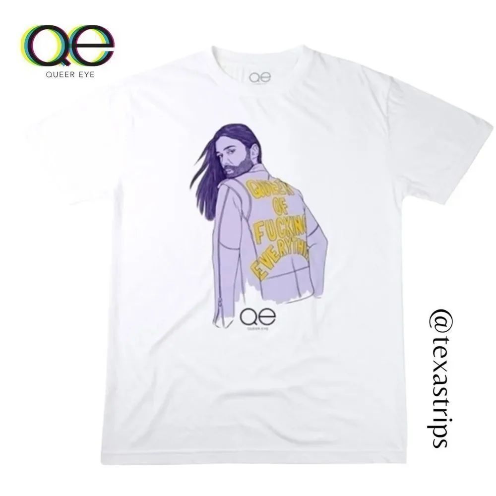 NWT Queer Eye Queen of Everything White Tee T-Shirt Shirt L XXL